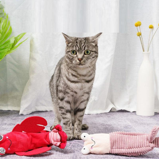 Intelligent Plush Electric Automatic Cat Toy-0